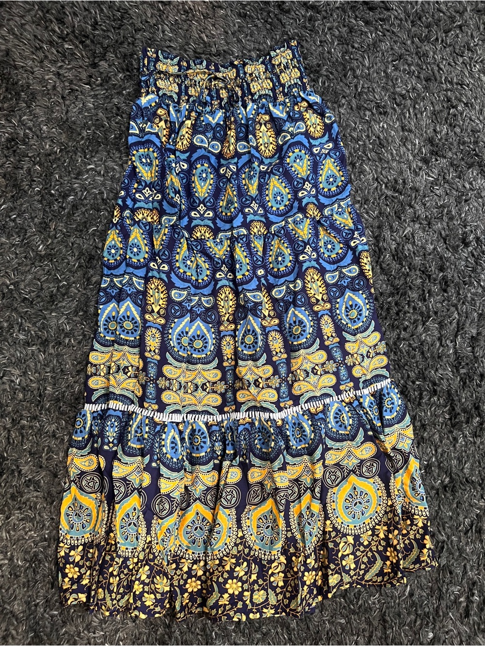 NWOT Patterned Maxi Skirt